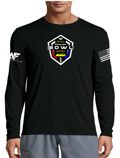 FAF Senior Bowl™ Black Dri-Fit Performance Long Sleeve Shirt